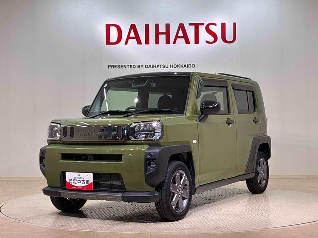 タフトＧターボ　ダーククロムベンチャー４ＷＤ　ＥＴＣ　アルミホイール　シートヒーター　ターボ　アイドリングストップ　オートマチックハイビーム　衝突防止システム　ＬＥＤヘッドランプ　レーンアシスト　スマートキー　記録簿　ワンオーナー（北海道）の中古車