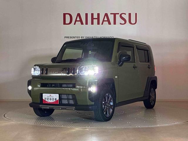タフトＧターボ　ダーククロムベンチャー４ＷＤ　ＥＴＣ　アルミホイール　シートヒーター　ターボ　アイドリングストップ　オートマチックハイビーム　衝突防止システム　ＬＥＤヘッドランプ　レーンアシスト　スマートキー　記録簿　ワンオーナー（北海道）の中古車