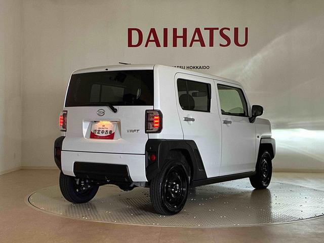 タフトＸ４ＷＤ　アイドリングストップ　オートマチックハイビーム　衝突防止システム　ＬＥＤヘッドランプ　レーンアシスト　スマートキー　記録簿　ワンオーナー　エアバッグ　エアコン　パワーステアリング　ＡＢＳ（北海道）の中古車