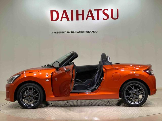 コペンＧＲ　スポーツアルミホイール　シートヒーター　ターボ　アイドリングストップ　ＬＥＤヘッドランプ　スマートキー　記録簿　禁煙車　ワンオーナー　エアバッグ　エアコン　パワーステアリング　パワーウィンドウ　ＡＢＳ（北海道）の中古車