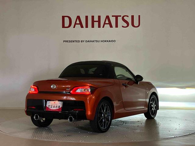 コペンＧＲ　スポーツアルミホイール　シートヒーター　ターボ　アイドリングストップ　ＬＥＤヘッドランプ　スマートキー　記録簿　禁煙車　ワンオーナー　エアバッグ　エアコン　パワーステアリング　パワーウィンドウ　ＡＢＳ（北海道）の中古車