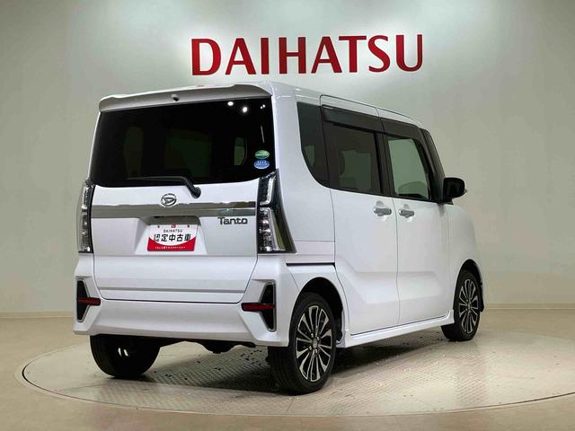 タントカスタムＲＳセレクション４ＷＤ　ＥＴＣ　アルミホイール　シートヒーター　ターボ　アイドリングストップ　オートマチックハイビーム　衝突防止システム　ＬＥＤヘッドランプ　レーンアシスト　スマートキー　記録簿　禁煙車　ワンオーナー（北海道）の中古車