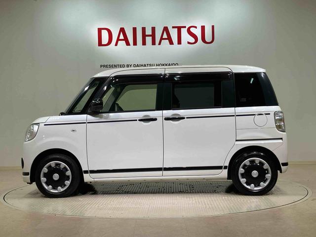 ムーヴキャンバスＧブラックアクセントＶＳ　ＳＡIII４ＷＤ　スマートキー　記録簿　禁煙車　ワンオーナー　エアバッグ　エアコン　パワーステアリング　パワーウィンドウ　ＡＢＳ（北海道）の中古車