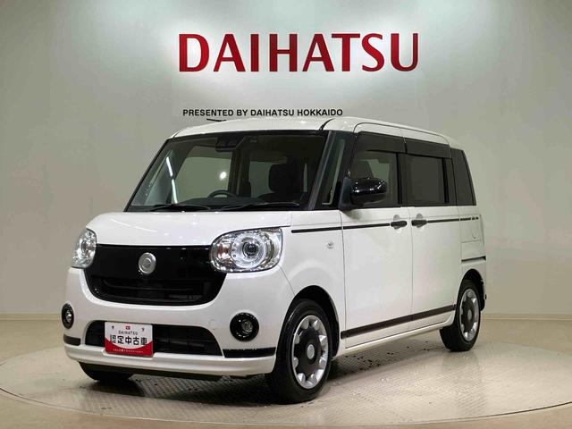 ムーヴキャンバスＧブラックアクセントＶＳ　ＳＡIII４ＷＤ　スマートキー　記録簿　禁煙車　ワンオーナー　エアバッグ　エアコン　パワーステアリング　パワーウィンドウ　ＡＢＳ（北海道）の中古車