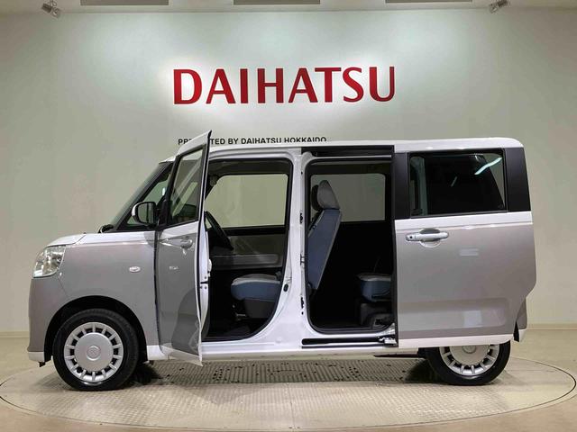 ムーヴキャンバスストライプスX4WD アイドリングストップ オートマチックハイビーム 衝突防止システム レーンアシスト スマートキー 記録簿 ワンオーナー エアバッグ エアコン パワーステアリング パワーウィンドウ CD ABS(北海道)の中古車