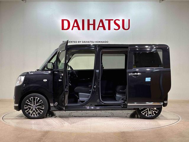 ムーヴキャンバスＧブラックインテリアリミテッド　ＳＡIII４ＷＤ　ＥＴＣ　アイドリングストップ　オートマチックハイビーム　衝突防止システム　ＬＥＤヘッドランプ　レーンアシスト　スマートキー　記録簿　禁煙車　エアバッグ　エアコン　パワーステアリング　ＡＢＳ（北海道）の中古車