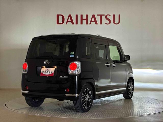 ムーヴキャンバスＧブラックインテリアリミテッド　ＳＡIII４ＷＤ　ＥＴＣ　アイドリングストップ　オートマチックハイビーム　衝突防止システム　ＬＥＤヘッドランプ　レーンアシスト　スマートキー　記録簿　禁煙車　エアバッグ　エアコン　パワーステアリング　ＡＢＳ（北海道）の中古車