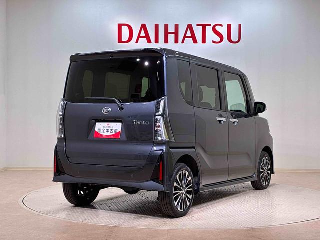 タントカスタムＲＳ４ＷＤ　アルミホイール　シートヒーター　ターボ　アイドリングストップ　オートマチックハイビーム　衝突防止システム　ＬＥＤヘッドランプ　レーンアシスト　スマートキー　記録簿　ワンオーナー　エアバッグ（北海道）の中古車