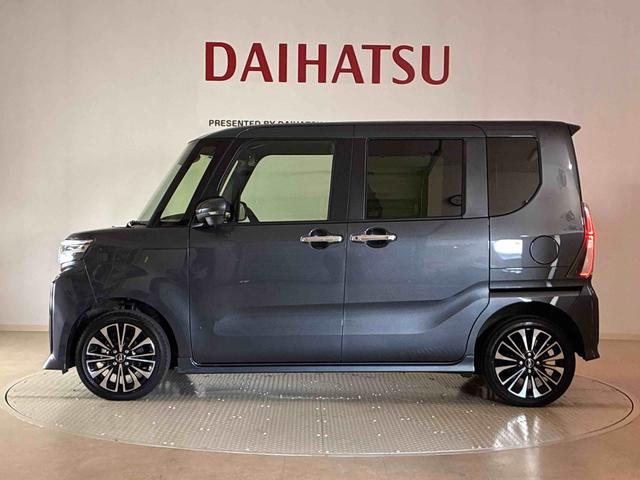 タントカスタムＲＳ４ＷＤ　アルミホイール　シートヒーター　ターボ　アイドリングストップ　オートマチックハイビーム　衝突防止システム　ＬＥＤヘッドランプ　レーンアシスト　スマートキー　記録簿　ワンオーナー　エアバッグ（北海道）の中古車