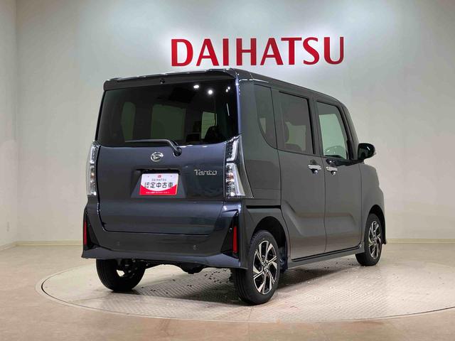 タントカスタムＸ４ＷＤ　アルミホイール　シートヒーター　アイドリングストップ　オートマチックハイビーム　衝突防止システム　ＬＥＤヘッドランプ　レーンアシスト　スマートキー　記録簿　ワンオーナー　エアバッグ　エアコン（北海道）の中古車