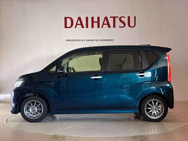 ムーヴカスタム　Ｘ４ＷＤ　アルミホイール　シートヒーター　アイドリングストップ　ＬＥＤヘッドランプ　スマートキー　記録簿　禁煙車　エアバッグ　エアコン　パワーステアリング　パワーウィンドウ　ＡＢＳ（北海道）の中古車
