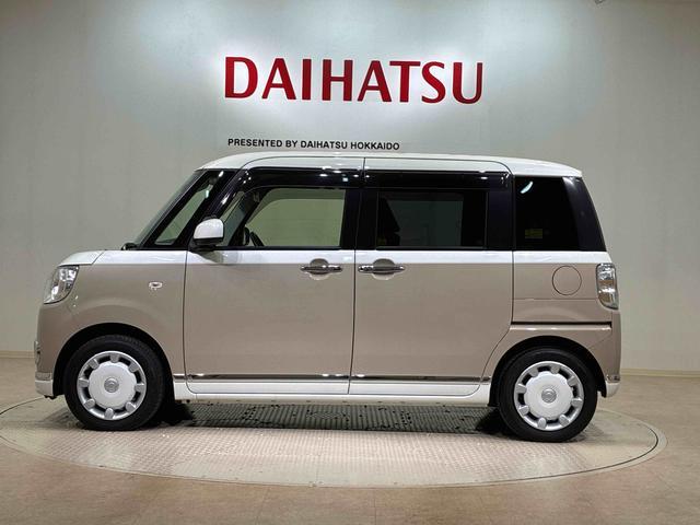 ムーヴキャンバスXブラックインテリアリミテッド SAIII4WD アイドリングストップ オートマチックハイビーム 衝突防止システム レーンアシスト スマートキー 記録簿 エアバッグ エアコン パワーステアリング パワーウィンドウ ABS(北海道)の中古車