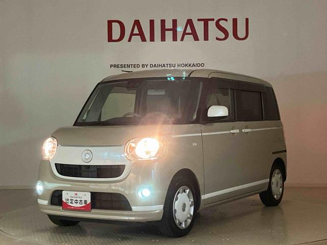 ムーヴキャンバスXホワイトアクセントリミテッド SAIII4WD スマートキー 記録簿 禁煙車 ワンオーナー エアバッグ エアコン パワーステアリング パワーウィンドウ ABS(北海道)の中古車