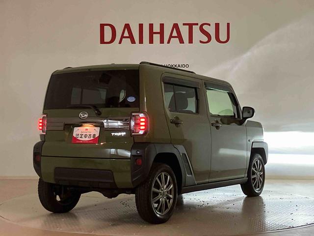 タフトGターボ4WD アルミホイール シートヒーター ターボ アイドリングストップ オートマチックハイビーム 衝突防止システム LEDヘッドランプ レーンアシスト スマートキー 記録簿 禁煙車 ワンオーナー ABS(北海道)の中古車