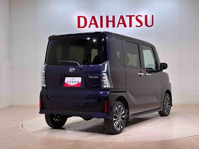 タントカスタムＲＳ４ＷＤ　アルミホイール　シートヒーター　ターボ　アイドリングストップ　オートマチックハイビーム　衝突防止システム　ＬＥＤヘッドランプ　レーンアシスト　スマートキー　記録簿　ワンオーナー　エアバッグ（北海道）の中古車