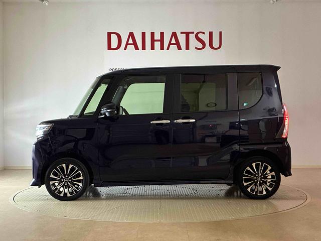 タントカスタムＲＳ４ＷＤ　アルミホイール　シートヒーター　ターボ　アイドリングストップ　オートマチックハイビーム　衝突防止システム　ＬＥＤヘッドランプ　レーンアシスト　スマートキー　記録簿　ワンオーナー　エアバッグ（北海道）の中古車