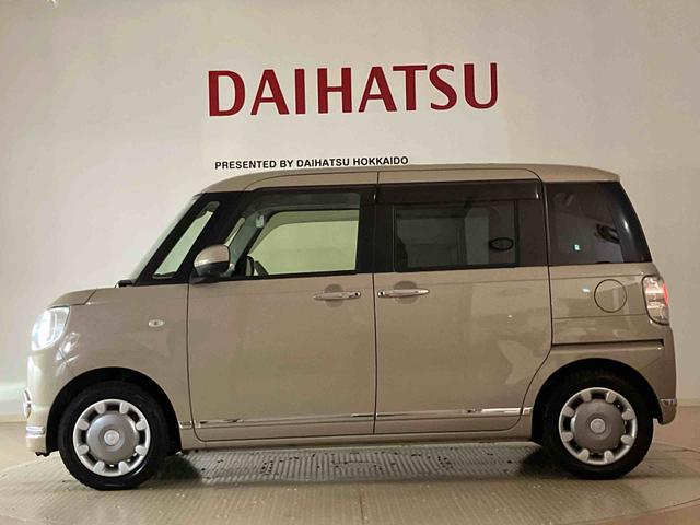 ムーヴキャンバスＧメイクアップリミテッド　ＳＡIII４ＷＤ　スマートキー　記録簿　ワンオーナー　エアバッグ　エアコン　パワーステアリング　パワーウィンドウ　ＣＤ　ＡＢＳ（北海道）の中古車