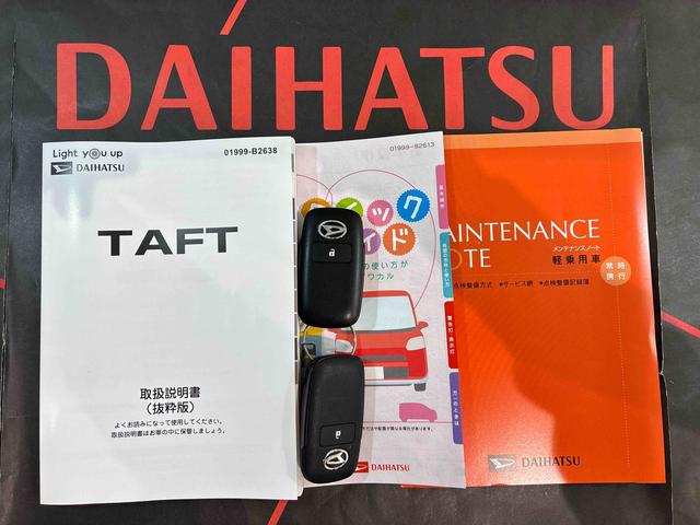 タフトＧ４ＷＤ　アルミホイール　シートヒーター　アイドリングストップ　オートマチックハイビーム　衝突防止システム　ＬＥＤヘッドランプ　レーンアシスト　スマートキー　記録簿　ワンオーナー　エアバッグ　エアコン（北海道）の中古車