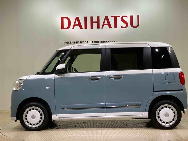 ムーヴキャンバスストライプスＧ４ＷＤ　シートヒーター　アイドリングストップ　オートマチックハイビーム　衝突防止システム　ＬＥＤヘッドランプ　レーンアシスト　スマートキー　記録簿　ワンオーナー　エアバッグ　エアコン　パワーウィンドウ（北海道）の中古車