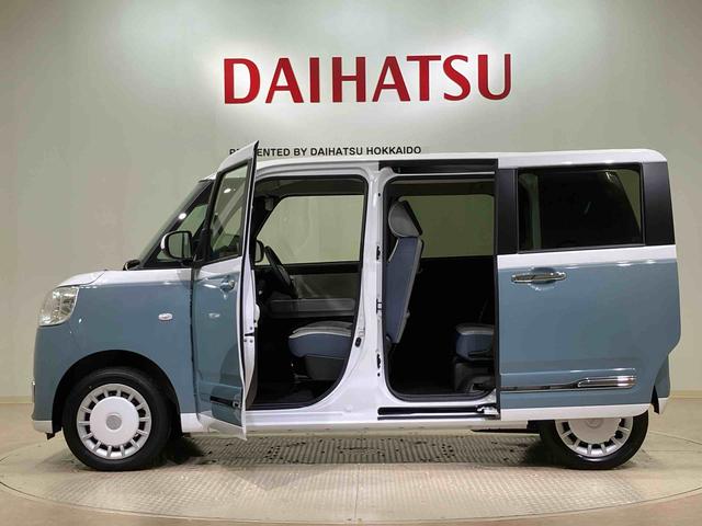 ムーヴキャンバスストライプスＧ４ＷＤ　シートヒーター　アイドリングストップ　オートマチックハイビーム　衝突防止システム　ＬＥＤヘッドランプ　レーンアシスト　スマートキー　記録簿　ワンオーナー　エアバッグ　エアコン　パワーウィンドウ（北海道）の中古車