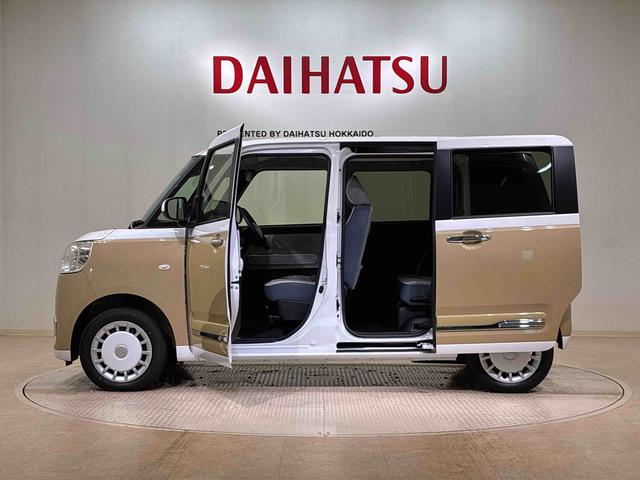 ムーヴキャンバスストライプスＧ４ＷＤ　シートヒーター　アイドリングストップ　オートマチックハイビーム　衝突防止システム　ＬＥＤヘッドランプ　レーンアシスト　スマートキー　記録簿　ワンオーナー　エアバッグ　エアコン　パワーウィンドウ（北海道）の中古車