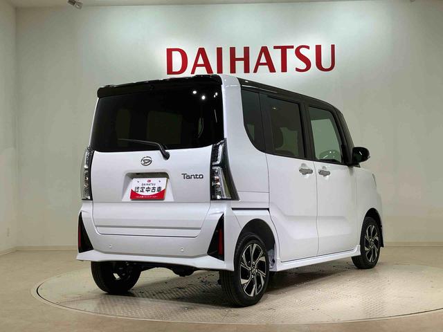 タントカスタムＸ４ＷＤ　アルミホイール　スマートキー　記録簿　ワンオーナー　エアバッグ　エアコン　パワーステアリング　パワーウィンドウ　ＡＢＳ（北海道）の中古車