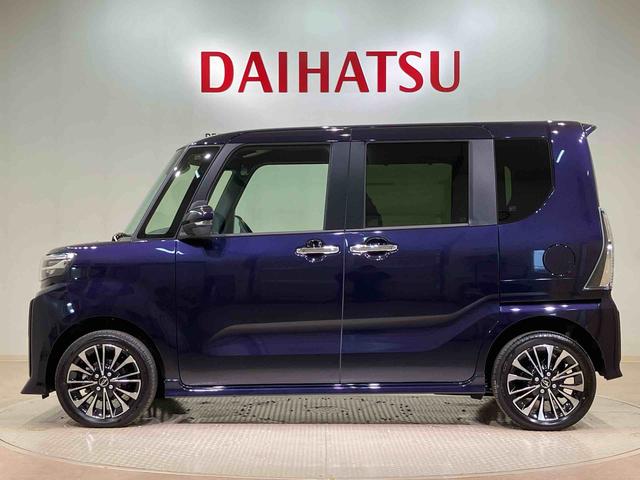 タントカスタムRS4WD アルミホイール シートヒーター ターボ オートマチックハイビーム 衝突防止システム LEDヘッドランプ レーンアシスト スマートキー 記録簿 ワンオーナー エアバッグ エアコン ABS(北海道)の中古車