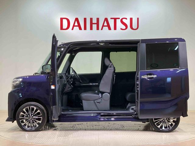 タントカスタムRS4WD アルミホイール シートヒーター ターボ オートマチックハイビーム 衝突防止システム LEDヘッドランプ レーンアシスト スマートキー 記録簿 ワンオーナー エアバッグ エアコン ABS(北海道)の中古車