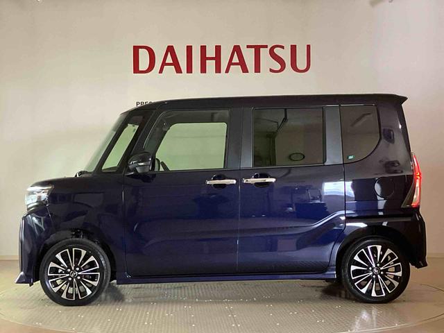 タントカスタムRS4WD アルミホイール シートヒーター ターボ オートマチックハイビーム 衝突防止システム LEDヘッドランプ レーンアシスト スマートキー 記録簿 ワンオーナー エアバッグ エアコン ABS(北海道)の中古車