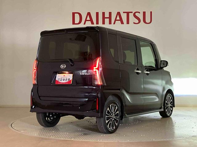 タントカスタムRS4WD アルミホイール シートヒーター ターボ オートマチックハイビーム 衝突防止システム LEDヘッドランプ レーンアシスト スマートキー 記録簿 ワンオーナー エアバッグ エアコン ABS(北海道)の中古車