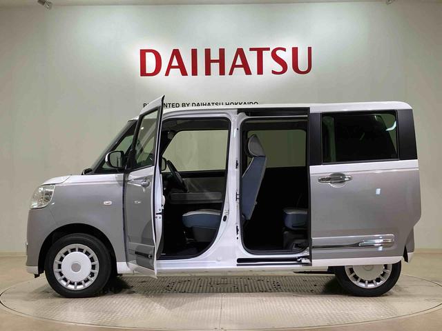 ムーヴキャンバスストライプスＧ４ＷＤ　シートヒーター　アイドリングストップ　オートマチックハイビーム　衝突防止システム　ＬＥＤヘッドランプ　レーンアシスト　スマートキー　記録簿　ワンオーナー　エアバッグ　エアコン　パワーウィンドウ（北海道）の中古車