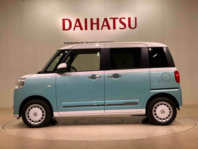 ムーヴキャンバスストライプスＧ４ＷＤ　シートヒーター　アイドリングストップ　オートマチックハイビーム　衝突防止システム　ＬＥＤヘッドランプ　レーンアシスト　スマートキー　記録簿　ワンオーナー　エアバッグ　エアコン　パワーウィンドウ（北海道）の中古車