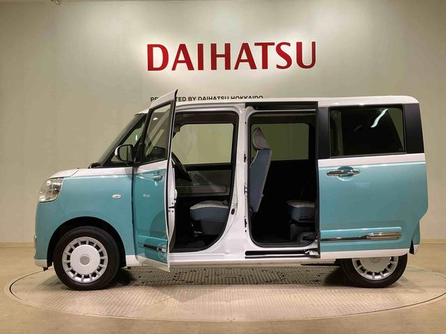 ムーヴキャンバスストライプスＧ４ＷＤ　シートヒーター　アイドリングストップ　オートマチックハイビーム　衝突防止システム　ＬＥＤヘッドランプ　レーンアシスト　スマートキー　記録簿　ワンオーナー　エアバッグ　エアコン　パワーウィンドウ（北海道）の中古車