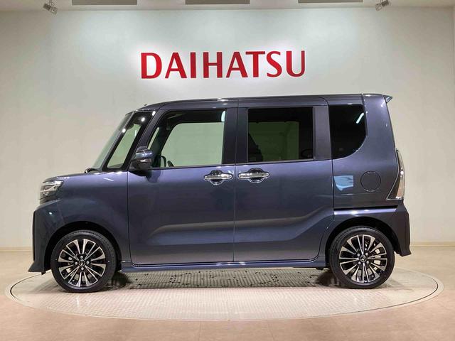 タントカスタムRS4WD ETC アルミホイール シートヒーター ターボ アイドリングストップ オートマチックハイビーム 衝突防止システム LEDヘッドランプ レーンアシスト スマートキー 記録簿 ワンオーナー ABS(北海道)の中古車