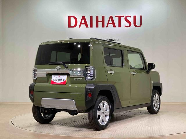 タフトG クロムベンチャー4WD アルミホイール シートヒーター アイドリングストップ オートマチックハイビーム 衝突防止システム LEDヘッドランプ レーンアシスト スマートキー 記録簿 ワンオーナー エアバッグ エアコン(北海道)の中古車