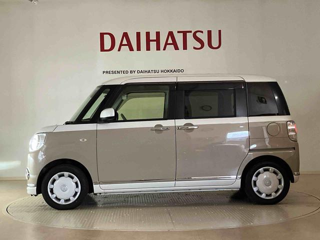 ムーヴキャンバスGメイクアップリミテッド SAIII4WD シートヒーター アイドリングストップ オートマチックハイビーム 衝突防止システム LEDヘッドランプ レーンアシスト スマートキー 記録簿 ワンオーナー エアバッグ エアコン パワーウィンドウ(北海道)の中古車