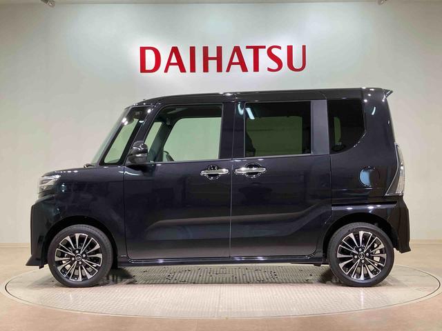 タントカスタムRS4WD ETC アルミホイール シートヒーター ターボ アイドリングストップ オートマチックハイビーム 衝突防止システム LEDヘッドランプ レーンアシスト スマートキー 記録簿 ワンオーナー ABS(北海道)の中古車