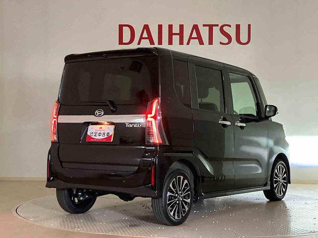 タントカスタムRS4WD ETC アルミホイール シートヒーター ターボ アイドリングストップ オートマチックハイビーム 衝突防止システム LEDヘッドランプ レーンアシスト スマートキー 記録簿 ワンオーナー ABS(北海道)の中古車