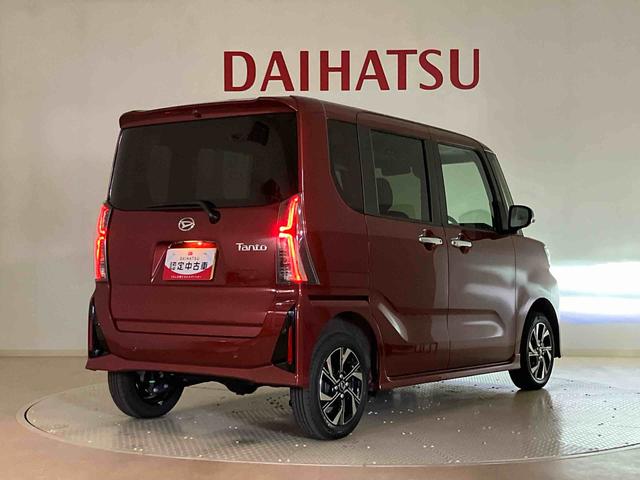 タントカスタムＸ４ＷＤ　ＥＴＣ　アルミホイール　シートヒーター　アイドリングストップ　オートマチックハイビーム　衝突防止システム　ＬＥＤヘッドランプ　レーンアシスト　スマートキー　記録簿　ワンオーナー　エアバッグ（北海道）の中古車