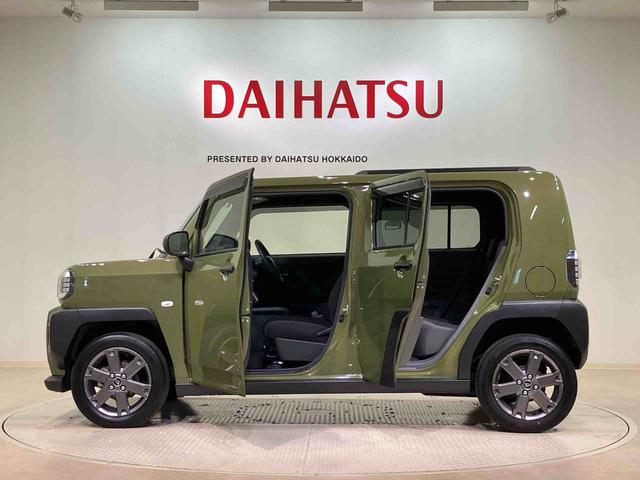 タフトGターボ ダーククロムベンチャー4WD アルミホイール シートヒーター ターボ オートマチックハイビーム 衝突防止システム LEDヘッドランプ レーンアシスト スマートキー 記録簿 ワンオーナー エアバッグ エアコン CD ABS(北海道)の中古車