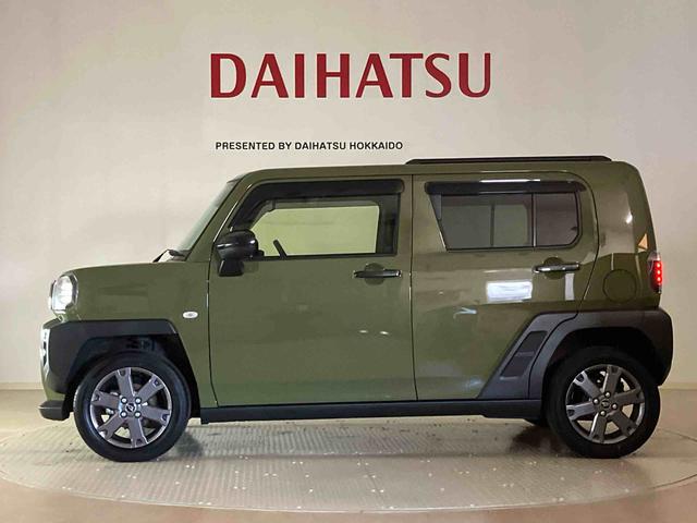 タフトGターボ ダーククロムベンチャー4WD アルミホイール シートヒーター ターボ オートマチックハイビーム 衝突防止システム LEDヘッドランプ レーンアシスト スマートキー 記録簿 ワンオーナー エアバッグ エアコン CD ABS(北海道)の中古車