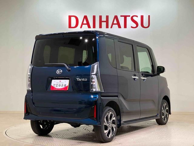 タントカスタムＸ４ＷＤ　ＥＴＣ　アルミホイール　シートヒーター　アイドリングストップ　オートマチックハイビーム　衝突防止システム　ＬＥＤヘッドランプ　レーンアシスト　スマートキー　記録簿　ワンオーナー　エアバッグ（北海道）の中古車