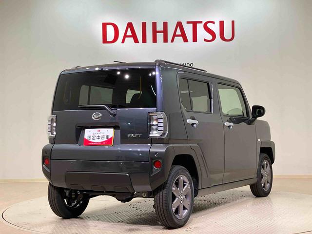タフトGターボ4WD アルミホイール シートヒーター ターボ アイドリングストップ オートマチックハイビーム 衝突防止システム LEDヘッドランプ レーンアシスト スマートキー 記録簿 ワンオーナー エアバッグ(北海道)の中古車