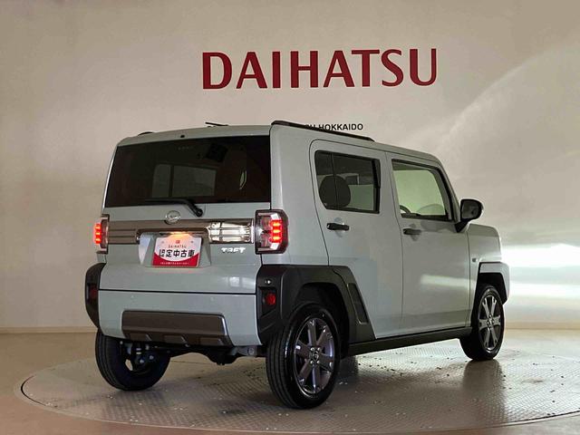 タフトGターボ ダーククロムベンチャー4WD アルミホイール シートヒーター ターボ アイドリングストップ オートマチックハイビーム 衝突防止システム LEDヘッドランプ レーンアシスト スマートキー 記録簿 ワンオーナー エアバッグ(北海道)の中古車