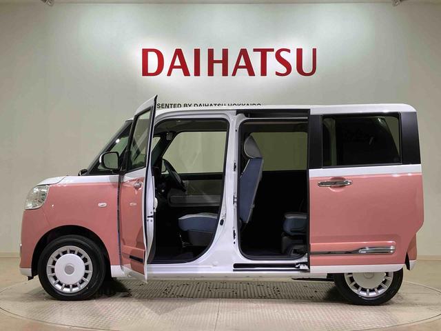 ムーヴキャンバスストライプスＧ４ＷＤ　シートヒーター　アイドリングストップ　オートマチックハイビーム　衝突防止システム　ＬＥＤヘッドランプ　レーンアシスト　スマートキー　記録簿　ワンオーナー　エアバッグ　エアコン　パワーウィンドウ（北海道）の中古車