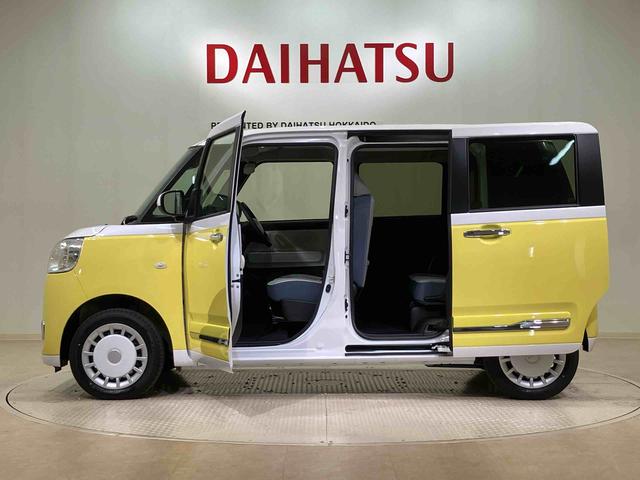 ムーヴキャンバスストライプスＧ４ＷＤ　シートヒーター　アイドリングストップ　オートマチックハイビーム　衝突防止システム　ＬＥＤヘッドランプ　レーンアシスト　スマートキー　記録簿　ワンオーナー　エアバッグ　エアコン　パワーウィンドウ（北海道）の中古車