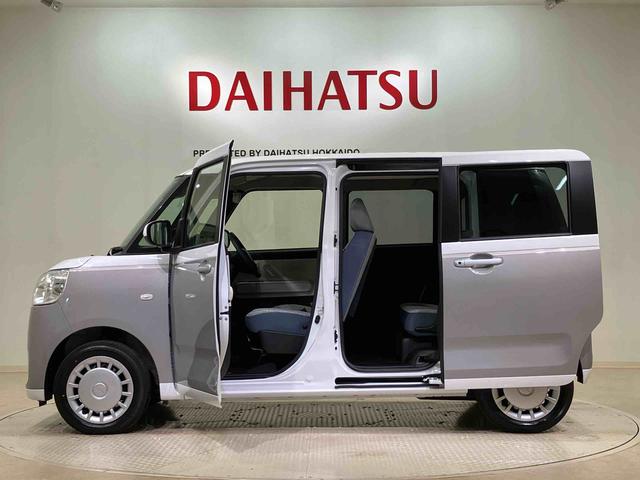 ムーヴキャンバスストライプスX4WD アイドリングストップ オートマチックハイビーム 衝突防止システム レーンアシスト スマートキー 記録簿 ワンオーナー エアバッグ エアコン パワーステアリング パワーウィンドウ ABS(北海道)の中古車