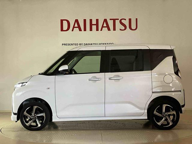 ムーヴRS4WD アルミホイール ターボ アイドリングストップ オートマチックハイビーム 衝突防止システム LEDヘッドランプ レーンアシスト スマートキー 記録簿 ワンオーナー エアバッグ エアコン ABS(北海道)の中古車