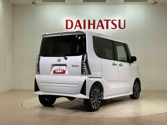 タントカスタムＲＳ４ＷＤ　アルミホイール　シートヒーター　ターボ　アイドリングストップ　オートマチックハイビーム　衝突防止システム　ＬＥＤヘッドランプ　レーンアシスト　スマートキー　記録簿　ワンオーナー　エアバッグ（北海道）の中古車
