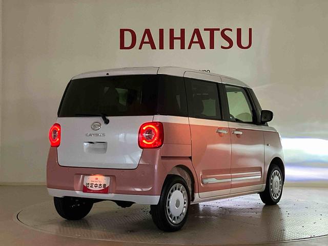 ムーヴキャンバスストライプスG4WD シートヒーター アイドリングストップ オートマチックハイビーム 衝突防止システム LEDヘッドランプ レーンアシスト スマートキー 記録簿 ワンオーナー エアバッグ エアコン パワーウィンドウ(北海道)の中古車